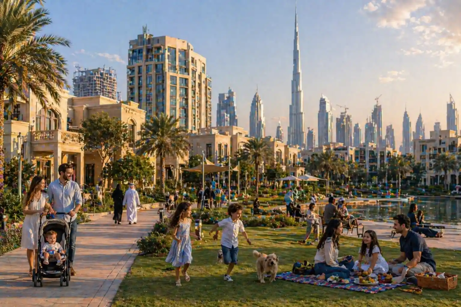 Best communities to live in Dubai showing residential lifestyle