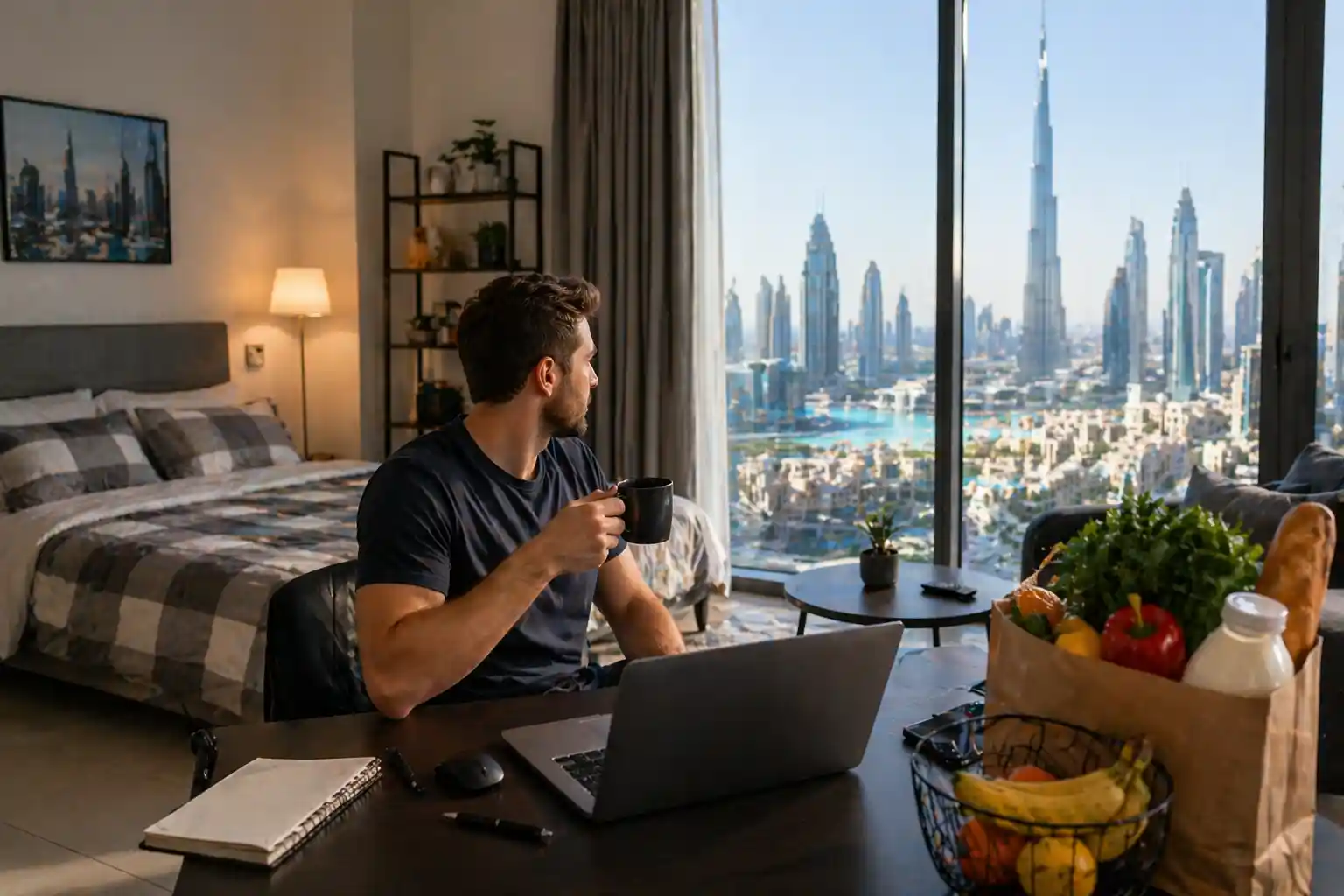 Cost of living in Dubai for single person with apartment and daily expenses
