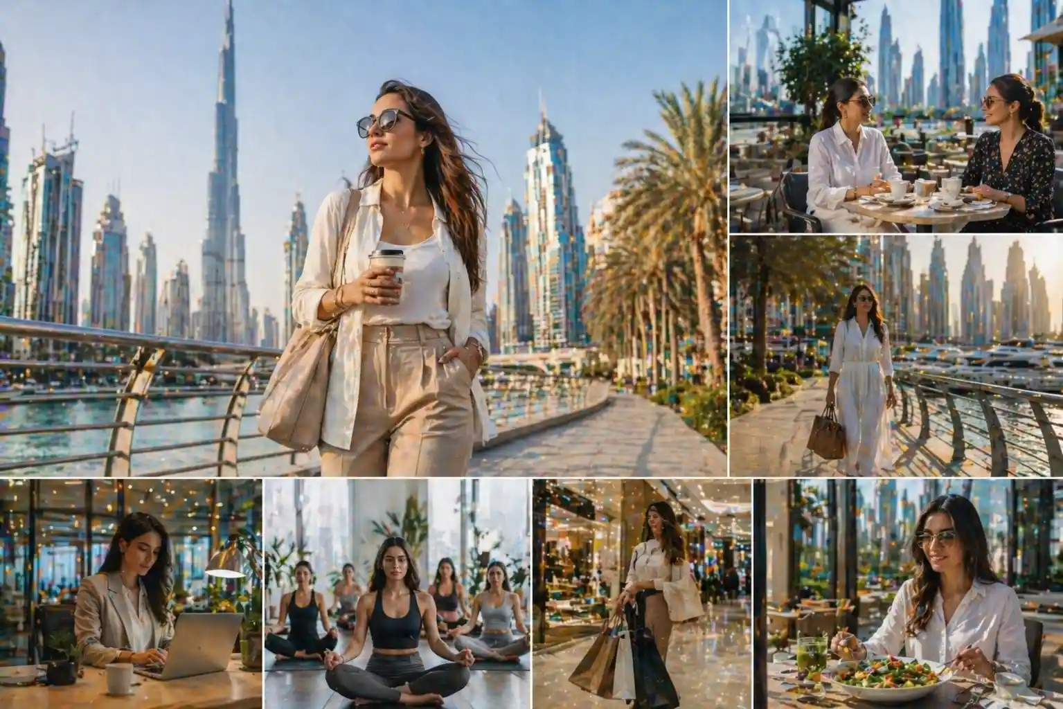 Expat life in Dubai for women showing professional lifestyle