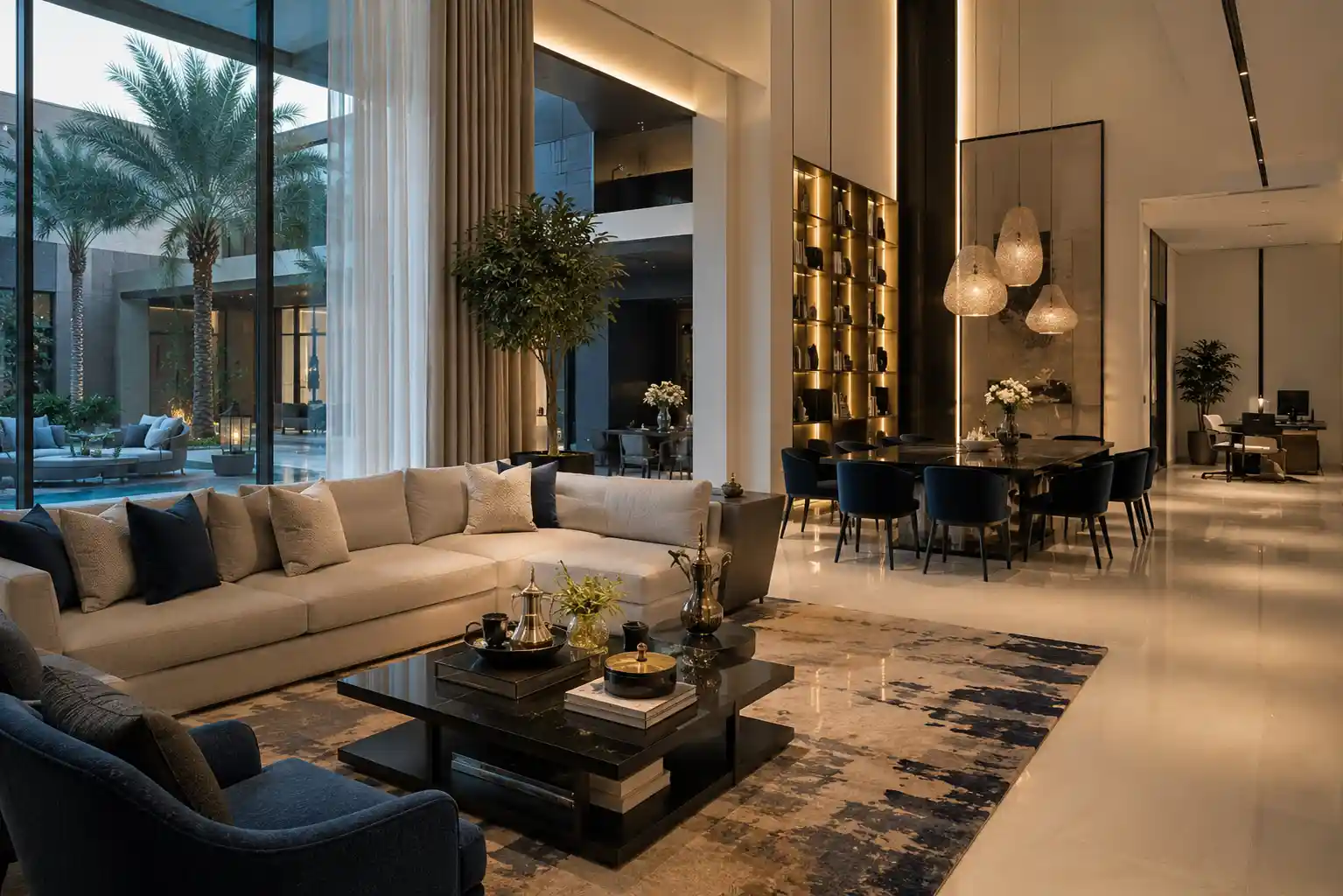 Modern and luxury interior design styles in UAE homes and commercial spaces