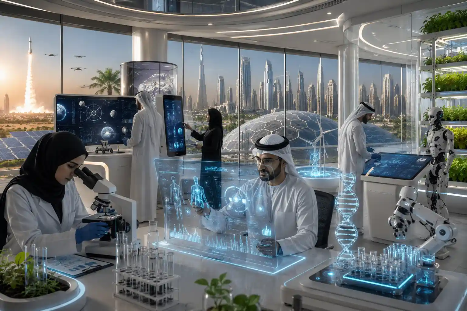 Advanced science and innovation technologies shaping the future of the UAE