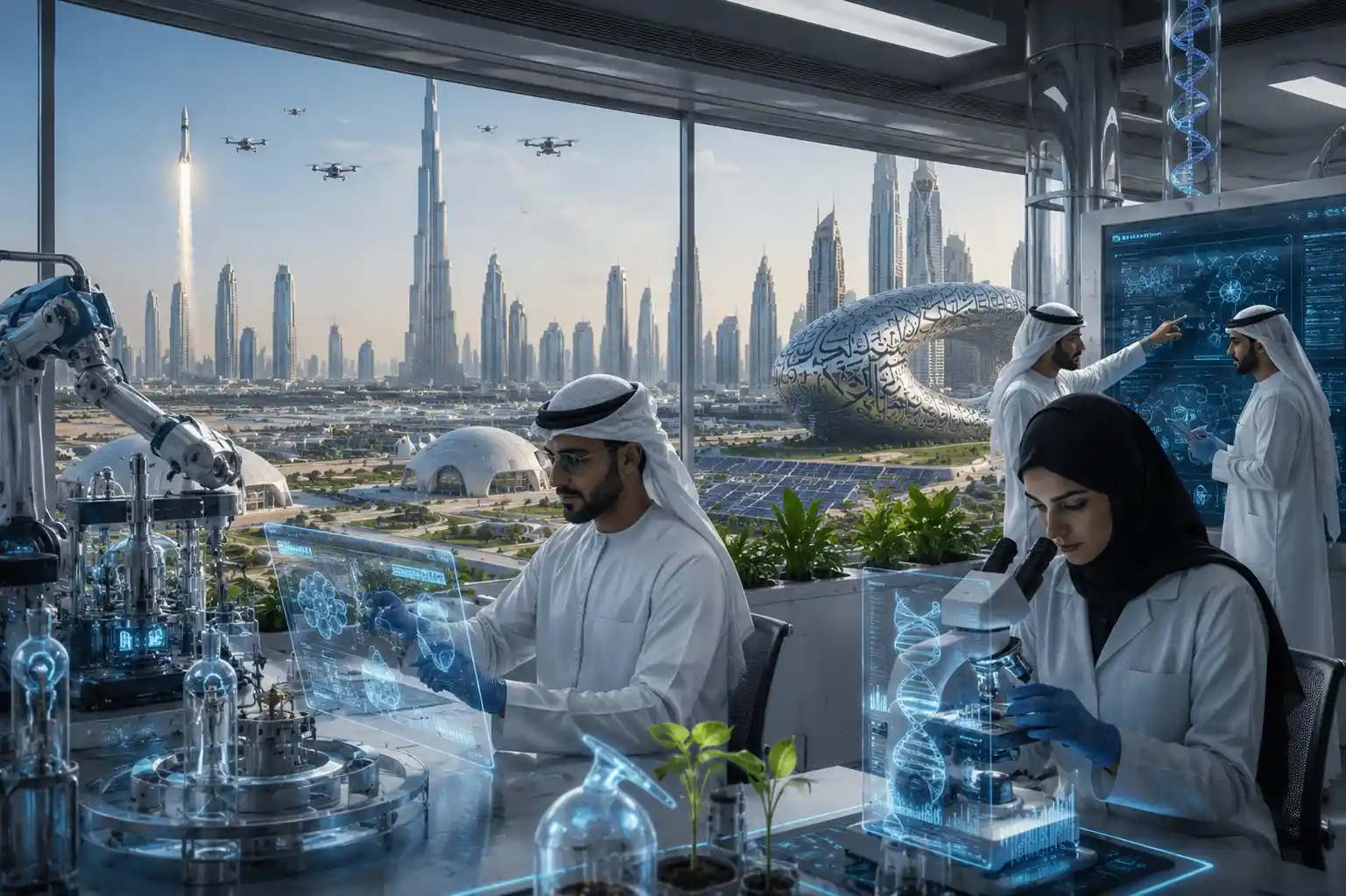 Scientific innovation and advanced technology research in the UAE