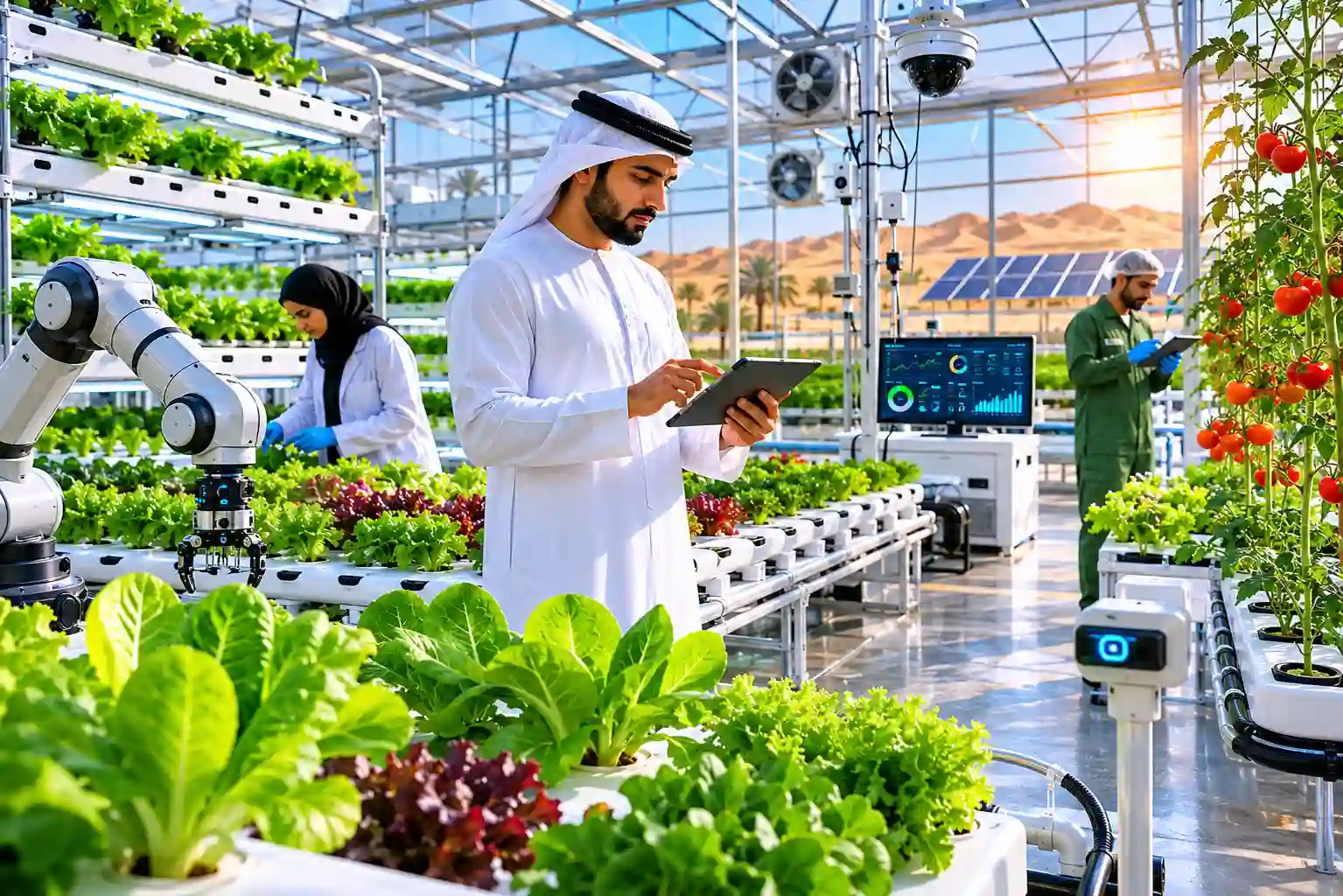Smart farming technology using AI and IoT in UAE agriculture