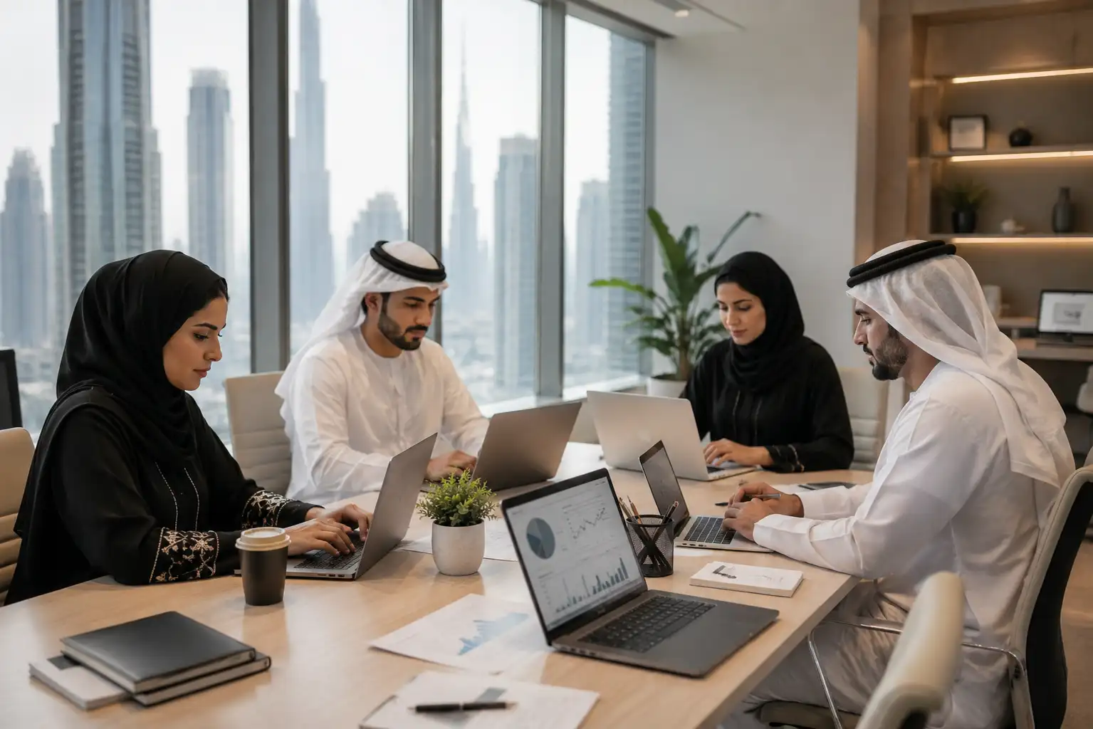Professional blog writers in Dubai creating SEO-focused content for UAE businesses