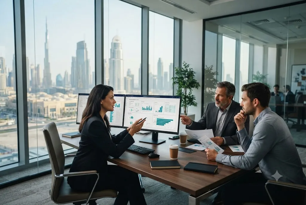 Microsoft Dynamics 365 Business Central in Dubai helping a UAE business manage finance, inventory, and operations.