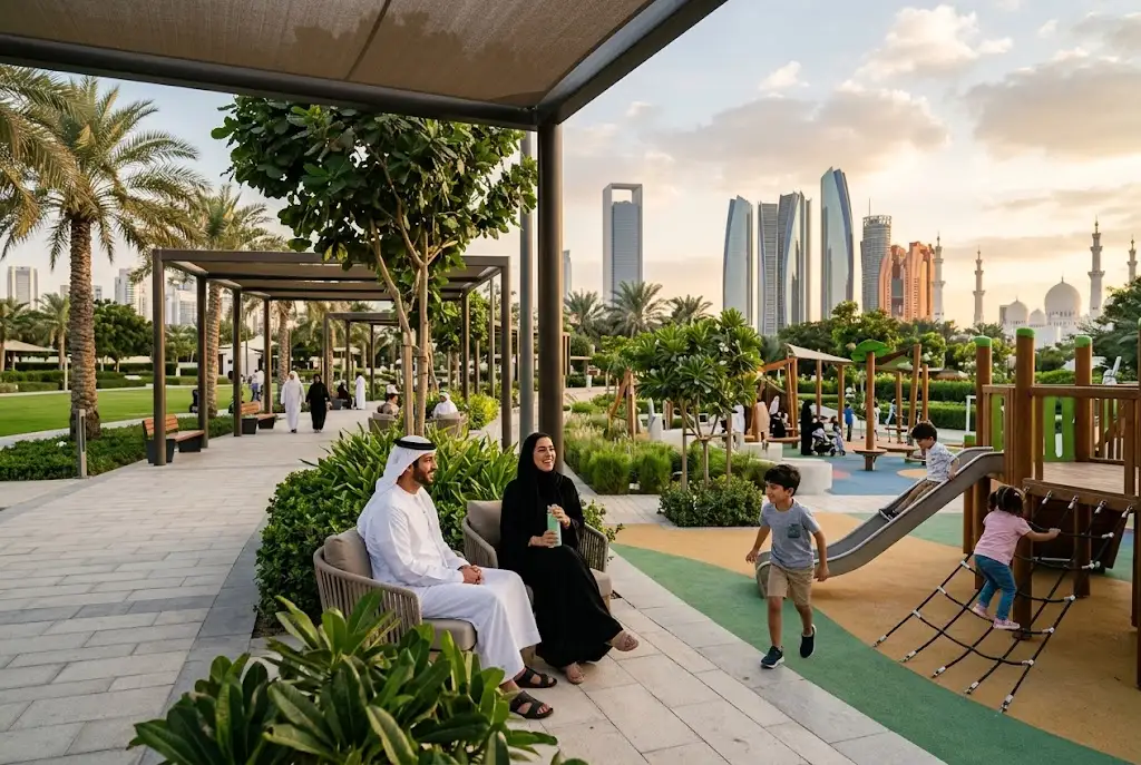 best parks in Abu Dhabi for families enjoying outdoor recreation